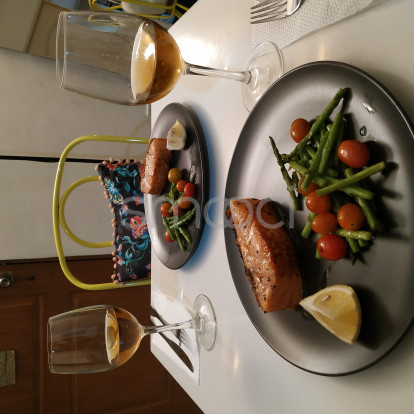 Erin – Dinner I prepared in my incall. Message now to book in advance for June. Cheers! 