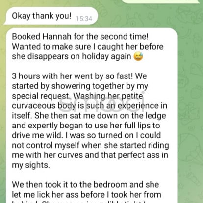 Hannah – Real and honest reviews by my client. They always forget to leave my reviews on Smooci so they would type it to me directly  🥰