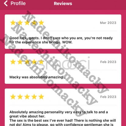 Nadeshiko Macky – March 2023 Clients Review and Feedback, accepting Early booking schedule😋😋🥰