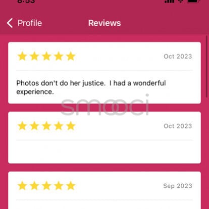 Vanessa – Real reviews from amazing gentleman ❤️
